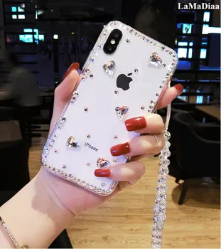 LaMaDiaa Phone Case Bling Crystal Diamonds Rhinestone 3D Soft Back Cover for iphone 11 Pro MAX 5 5s 6 6s 7 8 Plus XR Xs Max Case
LaMaDiaa Phone Case Bling Crystal Diamonds Rhinestone 3D Soft Back Cover for iphone 11 Pro MAX 5 5s 6 6s 7 8 Plus XR Xs Max Case