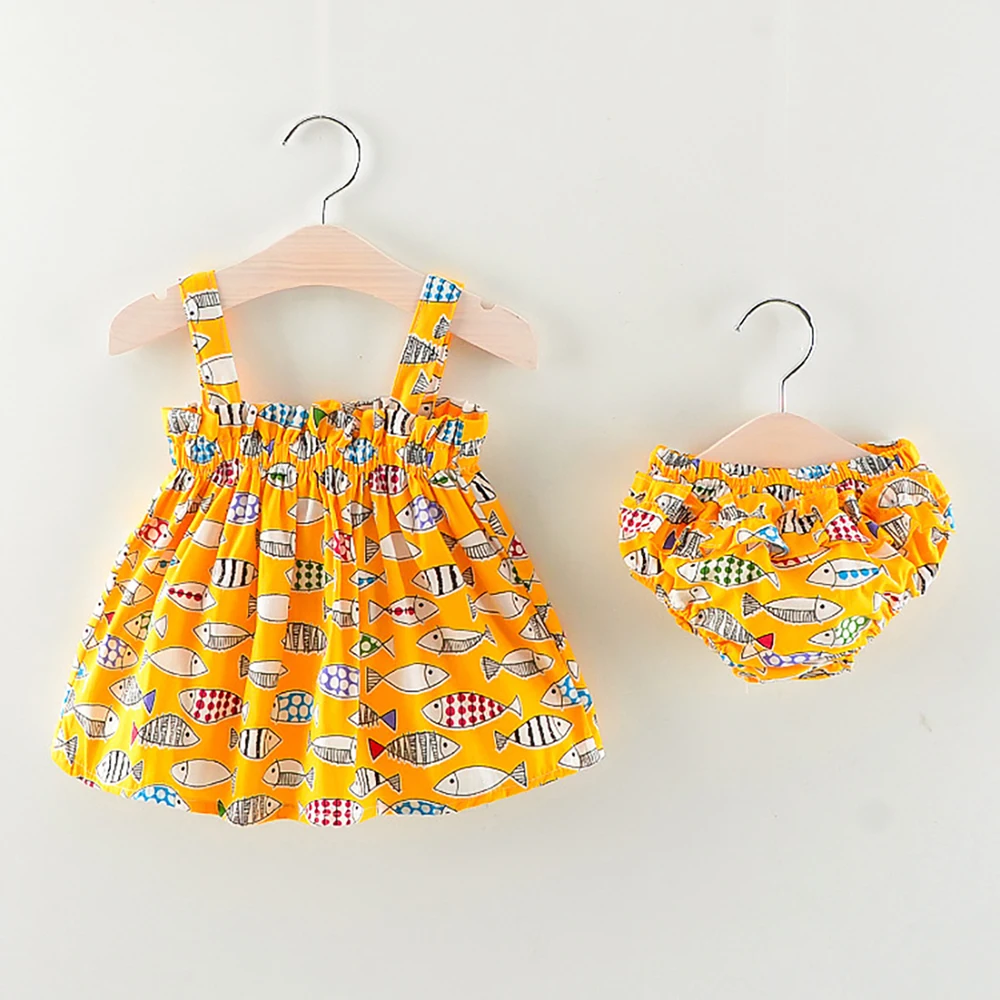 Summer Newborn Infant Girl Sleeveless Dress+Briefs 2 Piece Set Clothing Girls Baby Toddler Underwear Stripe Print clothes 0-24M
Summer Newborn Infant Girl Sleeveless Dress+Briefs 2 Piece Set Clothing Girls Baby Toddler Underwear Stripe Print clothes 0-24M