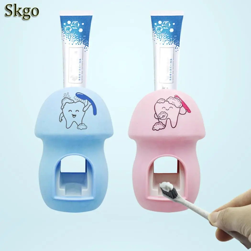 Bathroom Wall-mounted Adhesive Automatic Toothpaste Dispenser Pink Blue Children Toothpaste Squeezer Toothbrush Holder
Bathroom Wall-mounted Adhesive Automatic Toothpaste Dispenser Pink Blue Children Toothpaste Squeezer Toothbrush Holder