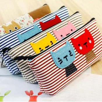 16pcs/lot NEW lovely cartoon animal stripe Pencil bag/canvas pencil case/Pen holder Bag/Pouch Office school supplies GT331
16pcs/lot NEW lovely cartoon animal stripe Pencil bag/canvas pencil case/Pen holder Bag/Pouch Office school supplies GT331
