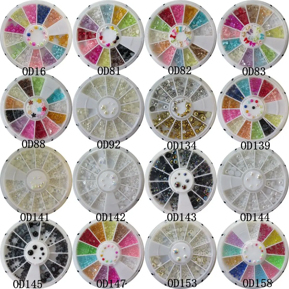 1pc Retail Different Half-Pearls Wheel Heart Pearl Gold&Silver Pearl AB pearl Wheel Decoration in wheel Shiny Nail Decoration
1pc Retail Different Half-Pearls Wheel Heart Pearl Gold&Silver Pearl AB pearl Wheel Decoration in wheel Shiny Nail Decoration