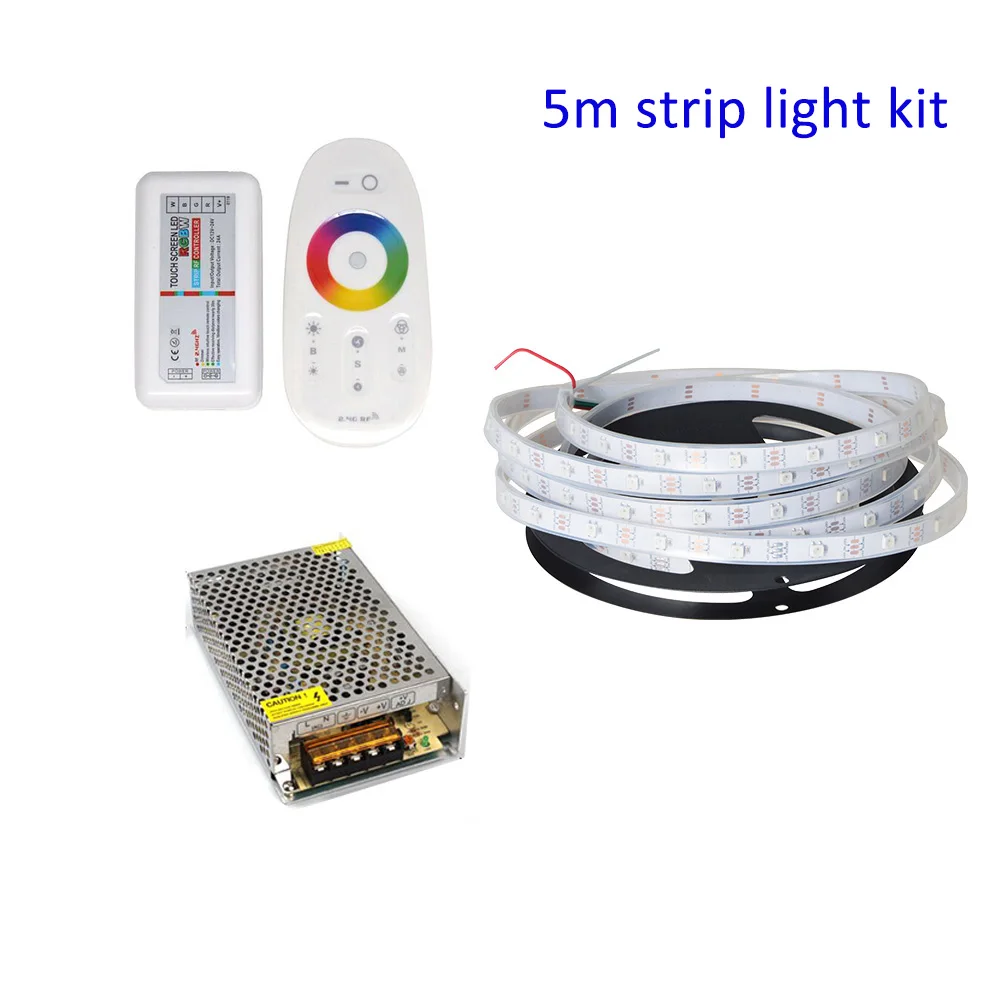 1-Maykit-light-strip-kit-5050-RGB-12V-60LEDs-strip-light-remote-controller-power-supply-amplifier-for-ceiling