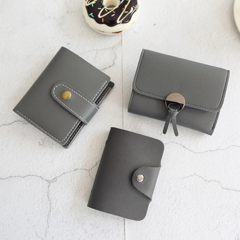 Women's Quality Wallet Card Package Combination Easy To Carry Multi-function Simple Waterproof Small Wallet Clip Three-piece
Women's Quality Wallet Card Package Combination Easy To Carry Multi-function Simple Waterproof Small Wallet Clip Three-piece