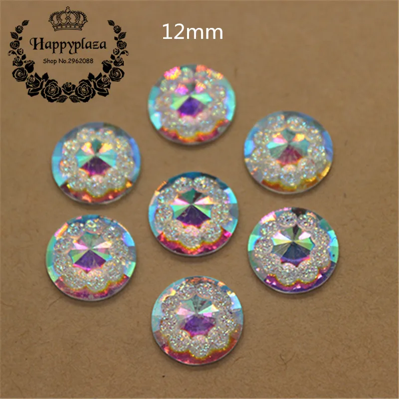 100pcs 12mm Bling AB New Design Resin Round Flatback Cabochon DIY Craft Scrapbooking Accessories
100pcs 12mm Bling AB New Design Resin Round Flatback Cabochon DIY Craft Scrapbooking Accessories