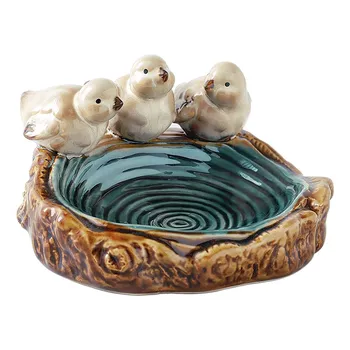 Simple Pastoral Bird Stump Figurines Ceramic Ornaments Home Storage Ashtray Soap Box Key Fruit Storage Plate Furnishings Gifts
Simple Pastoral Bird Stump Figurines Ceramic Ornaments Home Storage Ashtray Soap Box Key Fruit Storage Plate Furnishings Gifts