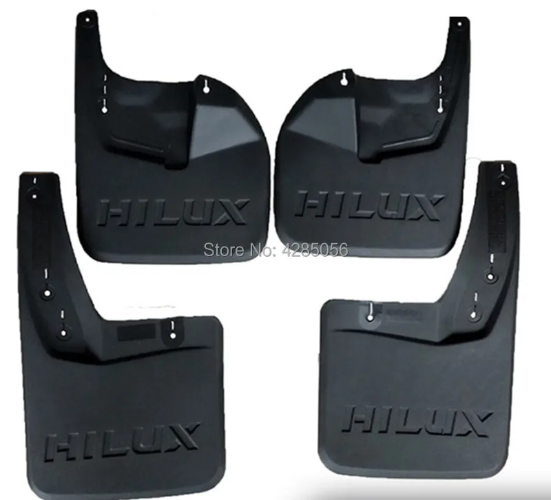 4pcs/set(two pair) fit for TOYOTA HILUX VIGO REVO fender flare mudguard 2009+ Mudflap car trim splash guard mudapron dirtboard
4pcs/set(two pair) fit for TOYOTA HILUX VIGO REVO fender flare mudguard 2009+ Mudflap car trim splash guard mudapron dirtboard