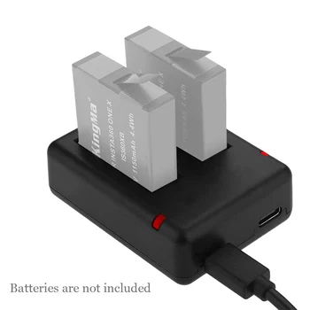 Dual USB Battery Charger for Insta 360 One X Bullet Time Portable Battery Charger for Insta 360 one Panoramic Camera Accessories
Dual USB Battery Charger for Insta 360 One X Bullet Time Portable Battery Charger for Insta 360 one Panoramic Camera Accessories