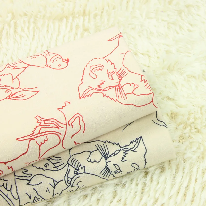 Cartoon Printed Cotton Fabric DIY Patchwork Cotton Sewing Plain Fabric Skin-Friendly Breathable Handmade Quilting Material Cloth
Cartoon Printed Cotton Fabric DIY Patchwork Cotton Sewing Plain Fabric Skin-Friendly Breathable Handmade Quilting Material Cloth