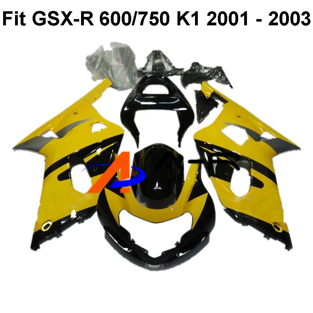 

ABS Fairing Kit W/ Windscreen for SUZUKI GSXR GSX-R 600 750 GSXR600 GSXR750 K1 2001 2002 2003 GSX-R600 GSX-R750 Fairings