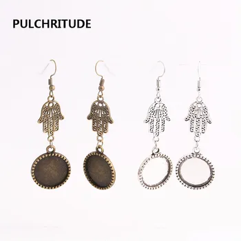 PULCHRITUDE 12pcs/lot Metal Alloy Zinc Hamsa Hand Charm Fit round 18mm Cabochon Base Pendant Drop Earing Jewelry Making C0860
PULCHRITUDE 12pcs/lot Metal Alloy Zinc Hamsa Hand Charm Fit round 18mm Cabochon Base Pendant Drop Earing Jewelry Making C0860