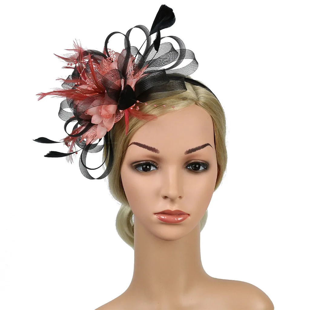 Women Party Headpiece Feather Flapper Headband Headdress Vintage Prom Great Headband French Veiling Cocktail Hat Hair Clips B1
Women Party Headpiece Feather Flapper Headband Headdress Vintage Prom Great Headband French Veiling Cocktail Hat Hair Clips B1