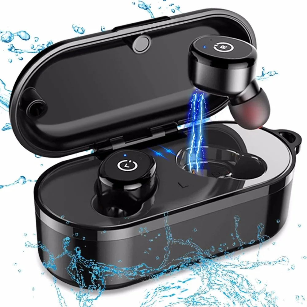 IPX8 Waterproof Bluetooth earphone Wireless With Mic Car Bluetooth Headset and Wireless Charging Box Earbuds
IPX8 Waterproof Bluetooth earphone Wireless With Mic Car Bluetooth Headset and Wireless Charging Box Earbuds