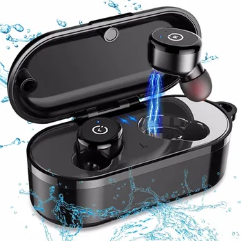 IPX8 Waterproof Bluetooth earphone Wireless With Mic Car Bluetooth Headset and Wireless Charging Box Earbuds
IPX8 Waterproof Bluetooth earphone Wireless With Mic Car Bluetooth Headset and Wireless Charging Box Earbuds