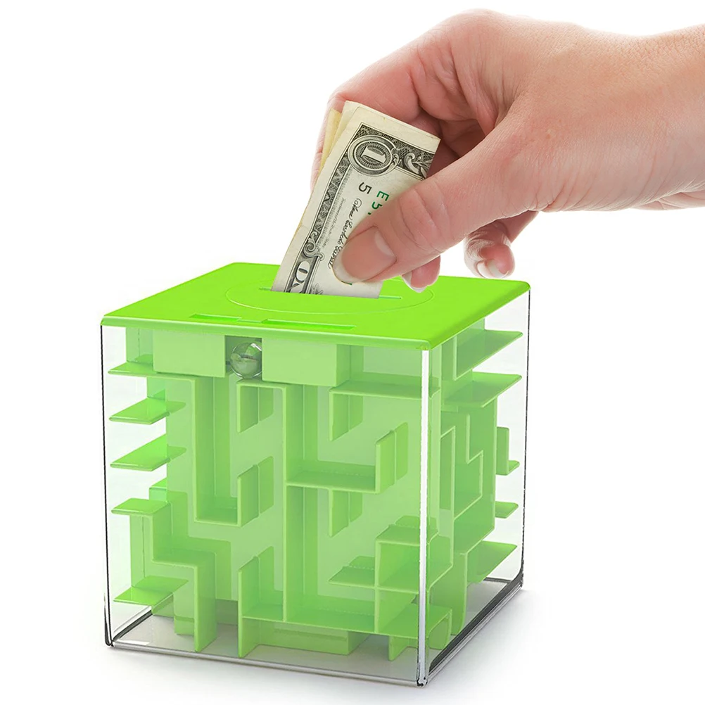 Kid 3D Cube Puzzle Maze Money Maze Coin Box Cube Puzzle Saving Piggy Bank Brain Storm Game Kid Toys For Children Gift
Kid 3D Cube Puzzle Maze Money Maze Coin Box Cube Puzzle Saving Piggy Bank Brain Storm Game Kid Toys For Children Gift
