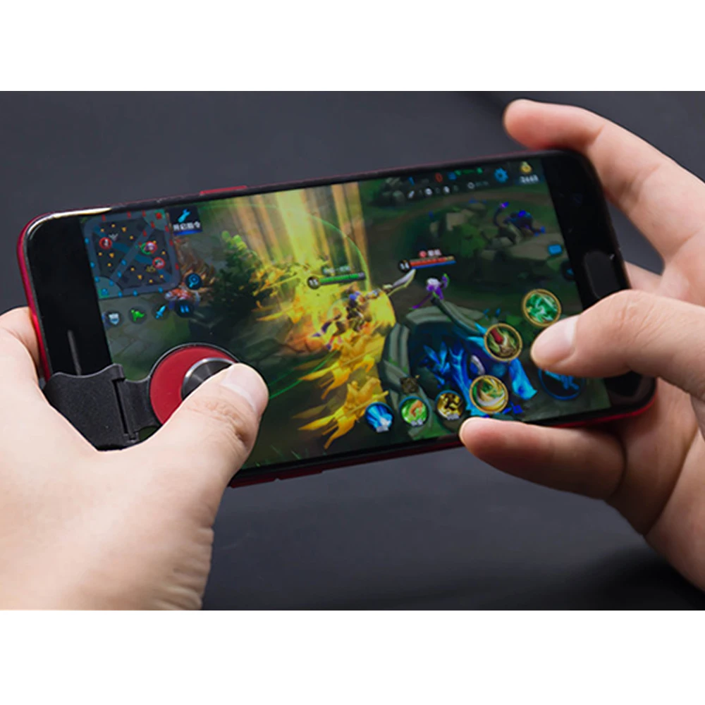 Mobile Phone Joystick Smartphone Mini Touch Screen Joystick Universal Clip-on Clamp for Phone Tablet Arcade PUGB Game Joystick Victoria-ACX