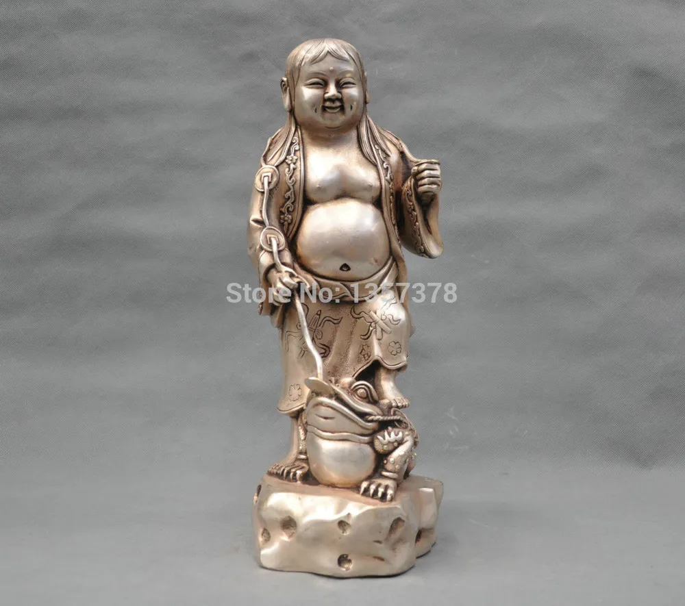 shitou 00787 15" China Silver Bronze God of Wealth Maitreya Toad Buddha Statue Figurine
shitou 00787 15" China Silver Bronze God of Wealth Maitreya Toad Buddha Statue Figurine