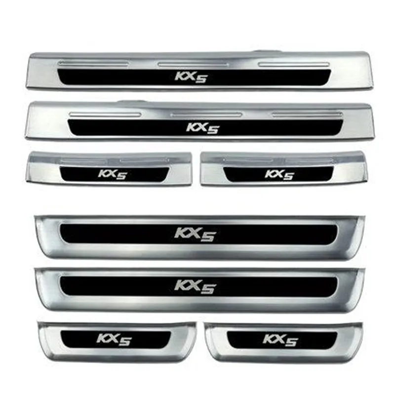 Auto parts 304 stainless steel Internal External Scuff Plate / Door Sill for 2016-2017 new KIA Sportage KX5 car styling
Auto parts 304 stainless steel Internal External Scuff Plate / Door Sill for 2016-2017 new KIA Sportage KX5 car styling