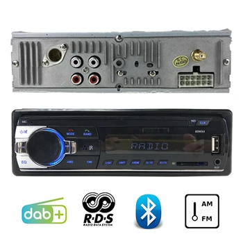 Radio cassette player RDS LCD Dispaly Audio MP3 USB SD Card Slot Autoradio Car Radio 1 DIN Bluetooth Car Stereo FM AM AUX DAB+
Radio cassette player RDS LCD Dispaly Audio MP3 USB SD Card Slot Autoradio Car Radio 1 DIN Bluetooth Car Stereo FM AM AUX DAB+