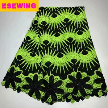 Esewing Black Green guipure lace fabric 2019 african cord lace fabric wedding cord lace 5yards/lot water soluble lace for dress
Esewing Black Green guipure lace fabric 2019 african cord lace fabric wedding cord lace 5yards/lot water soluble lace for dress