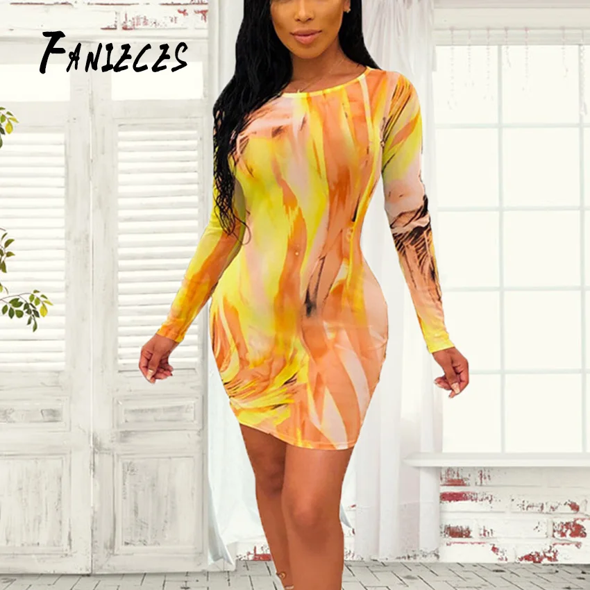 FANIECES Autumn Rainbow Tie Dye Print Sexy club Mini Dress Women Patchwork Bandage Dresses Summer Long Sleeve Party vestidos
FANIECES Autumn Rainbow Tie Dye Print Sexy club Mini Dress Women Patchwork Bandage Dresses Summer Long Sleeve Party vestidos