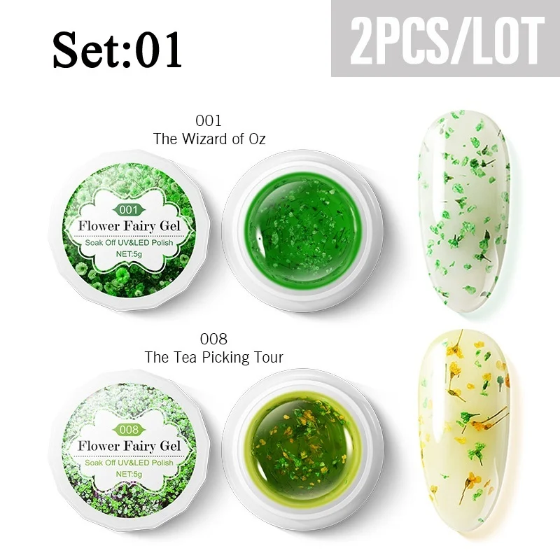 Modelones Glitter Led Gel Nail Polish Semi Permanent Dried Flowers UV Nail Polish Green Color Glitter Decorations Led Lacquer
Modelones Glitter Led Gel Nail Polish Semi Permanent Dried Flowers UV Nail Polish Green Color Glitter Decorations Led Lacquer