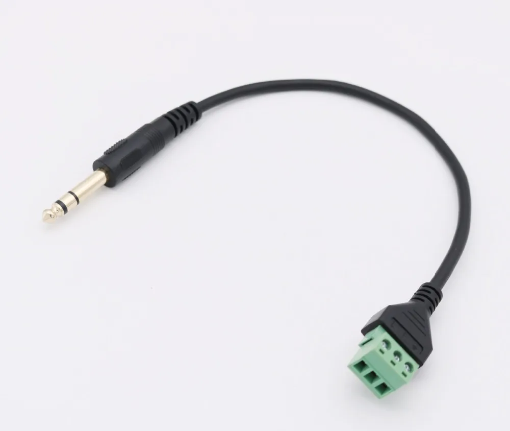 1 шт. золотистый 6,35 мм 1/4 "стерео штекер TRS для 3-контактного AV винтового видеоклеммного наконечника, разъем без пайки, кабель адаптера блока
1 шт. золотистый 6,35 мм 1/4 "стерео штекер TRS для 3-контактного AV винтового видеоклеммного наконечника, разъем без пайки, кабель адаптера блока