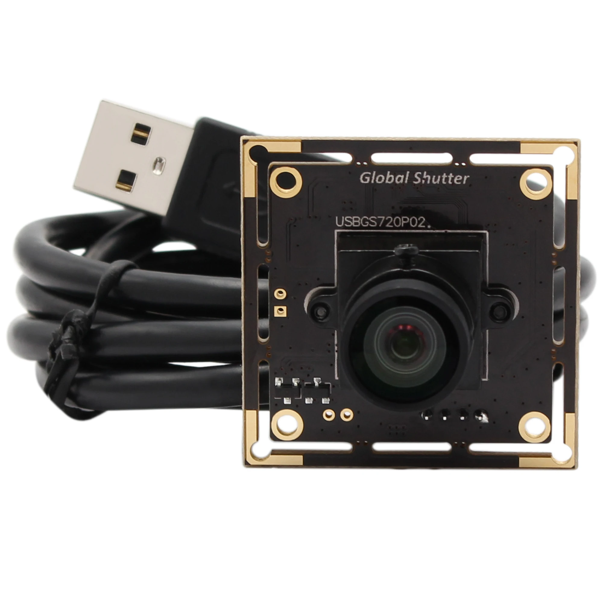 

High Speed 60fps 1280*720 Global Shutter USB Webcam Module Aptina AR0144 HD UVC USB Camera for machine vision