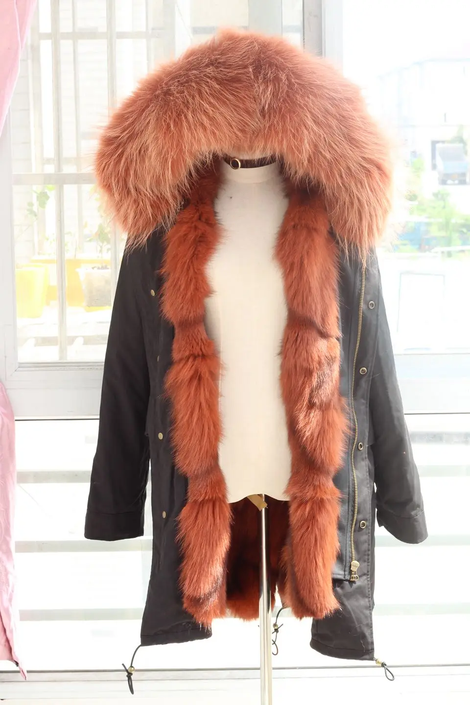 real fur parka long coats for women (4)