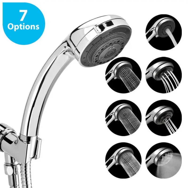 7 Sprays Modern Chrome rain Shower Base Head Hand Held High-Pressure Bathroom Set chuveiro ducha pommeau de douche douchekop
7 Sprays Modern Chrome rain Shower Base Head Hand Held High-Pressure Bathroom Set chuveiro ducha pommeau de douche douchekop