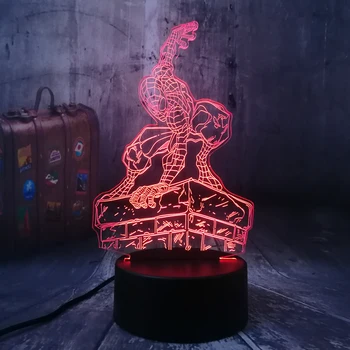 Cool Spiderman Marvel Superhero The Avengers 3D LED Night Light 7 Color Desk Lamp Bedroom Decor Baby Christmas toys Kid Boy Toys
Cool Spiderman Marvel Superhero The Avengers 3D LED Night Light 7 Color Desk Lamp Bedroom Decor Baby Christmas toys Kid Boy Toys