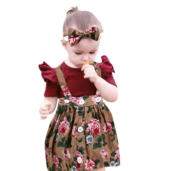 3Pcs Baby Toddler Girls Kids Summer Fashion Short Sleeve Romper+Headband+Floral Overalls Skirt Clothes Outfits
3Pcs Baby Toddler Girls Kids Summer Fashion Short Sleeve Romper+Headband+Floral Overalls Skirt Clothes Outfits