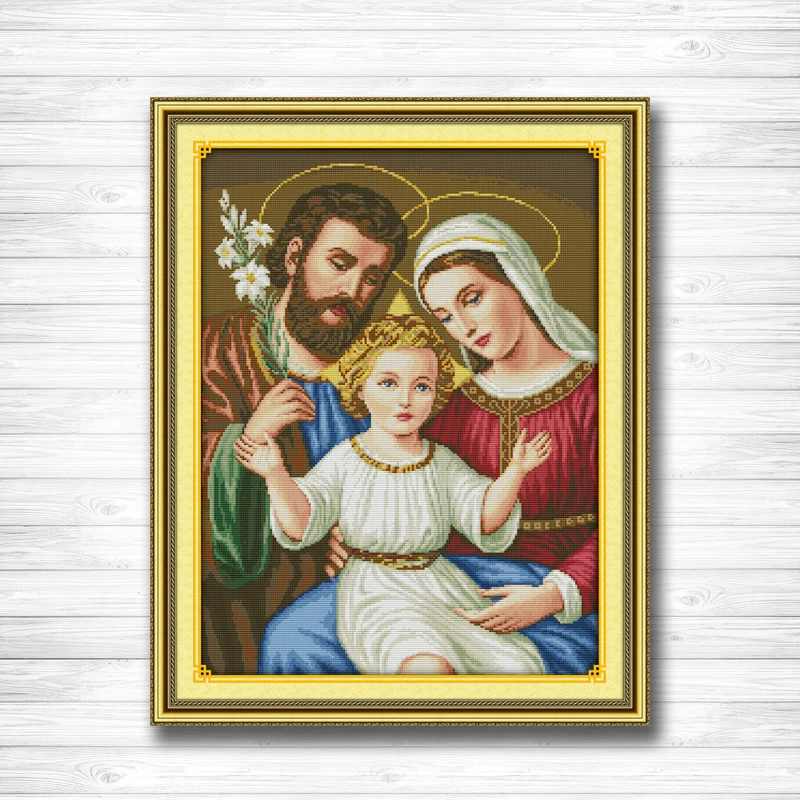 Jesus family Christian home decor paintings counted printed on canvas DMC 11CT 14CT kits Cross Stitch embroidery needlework Sets
Jesus family Christian home decor paintings counted printed on canvas DMC 11CT 14CT kits Cross Stitch embroidery needlework Sets