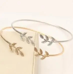 new fashion Open leaf Bracelet Bracelet Bangles jewelry for women men lady girl gift pulseras mujer wrist band wholesale
new fashion Open leaf Bracelet Bracelet Bangles jewelry for women men lady girl gift pulseras mujer wrist band wholesale