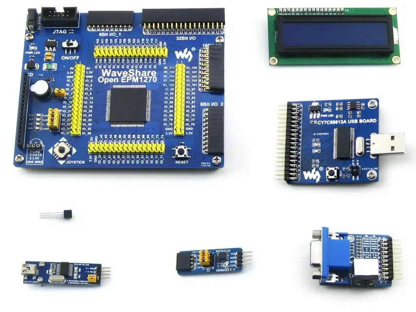 Altera Max Ii Cpld Development Board Epm1270 + 6 Accessory Module Kits =openepm1270 Package A
Altera Max Ii Cpld Development Board Epm1270 + 6 Accessory Module Kits =openepm1270 Package A