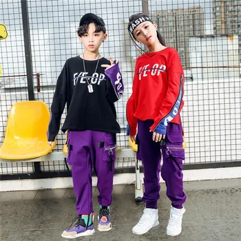 Hip hop kids set Spring Autumn 2019 O neck with Multi Pocket Pants jazz dance costumes streetwear hip hop children's clothes
Hip hop kids set Spring Autumn 2019 O neck with Multi Pocket Pants jazz dance costumes streetwear hip hop children's clothes