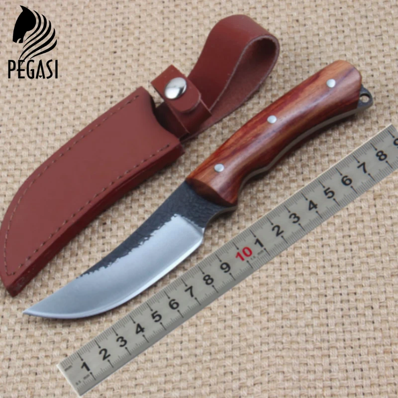 PEGASI High quality manual High carbon steel forged straight knife hunting 59HRC hardness outdoor self-defense knife tactical
PEGASI High quality manual High carbon steel forged straight knife hunting 59HRC hardness outdoor self-defense knife tactical