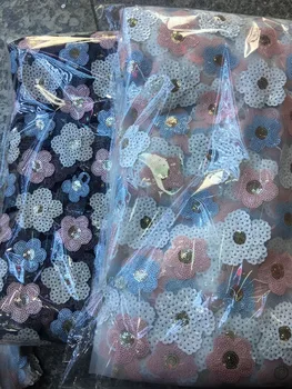 Pink Black Blue African Sequins Lace Fabric 2019 High Quality Lace French Sequence Tulle Lace Nigerian Lace Fabrics For Wedding
Pink Black Blue African Sequins Lace Fabric 2019 High Quality Lace French Sequence Tulle Lace Nigerian Lace Fabrics For Wedding