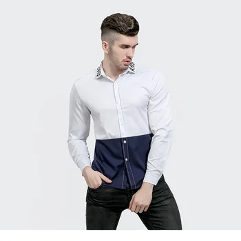 Casual Shirt for Men with Letter Print 2017 New Autumn Long Sleeve Slim Fit Cotton Shirts Men Tops Brand Clothing for Men CS03
Casual Shirt for Men with Letter Print 2017 New Autumn Long Sleeve Slim Fit Cotton Shirts Men Tops Brand Clothing for Men CS03
