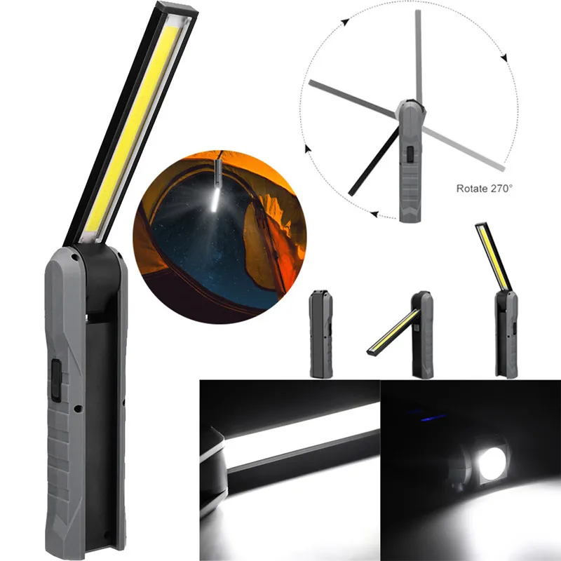 LED COB Rechargeable Movable Work Lights Multi-functional Folding Emergency Lights Inspection Lamp Portable Cordless Worklight ^
LED COB Rechargeable Movable Work Lights Multi-functional Folding Emergency Lights Inspection Lamp Portable Cordless Worklight ^