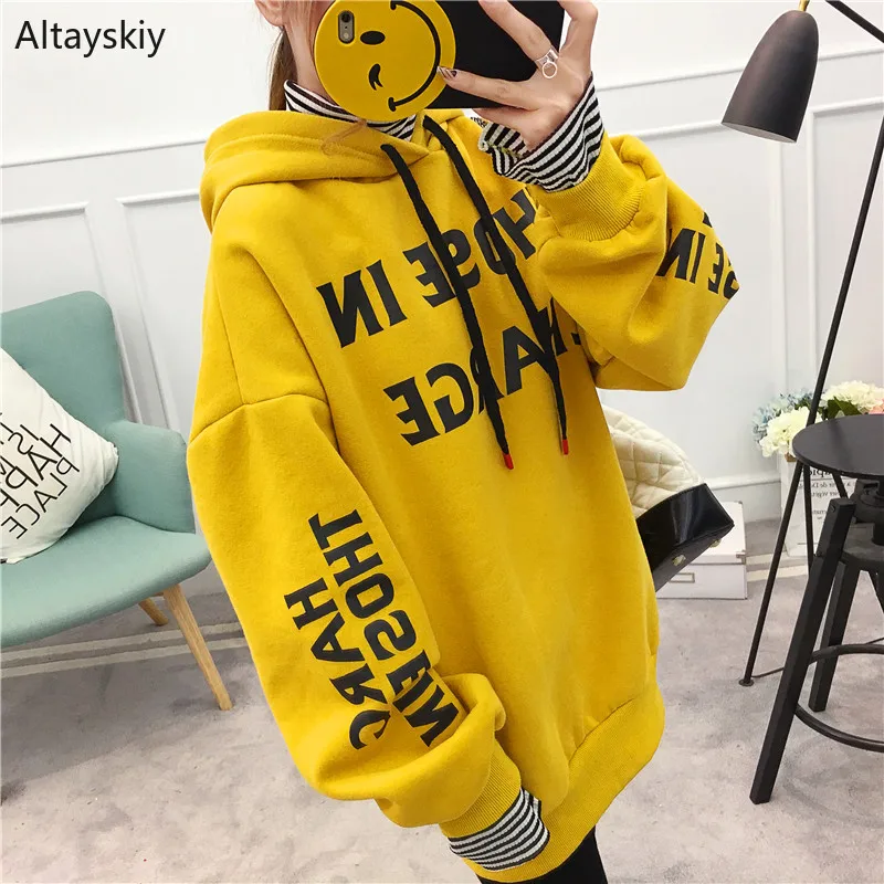 Hoodies Women Letter Printed Loose Simple All-match Korean Style Leisure Daily Ulzzang Sweatshirts Womens Hip Hop Pullovers Chic
Hoodies Women Letter Printed Loose Simple All-match Korean Style Leisure Daily Ulzzang Sweatshirts Womens Hip Hop Pullovers Chic