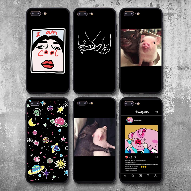 Funny Cute Pig Printed Lover Phone Case For iPhone 6 5 5S SE 6S 7 8plus Case For iPhone X XS Max XR Cover Cartoon Soft Cases
Funny Cute Pig Printed Lover Phone Case For iPhone 6 5 5S SE 6S 7 8plus Case For iPhone X XS Max XR Cover Cartoon Soft Cases