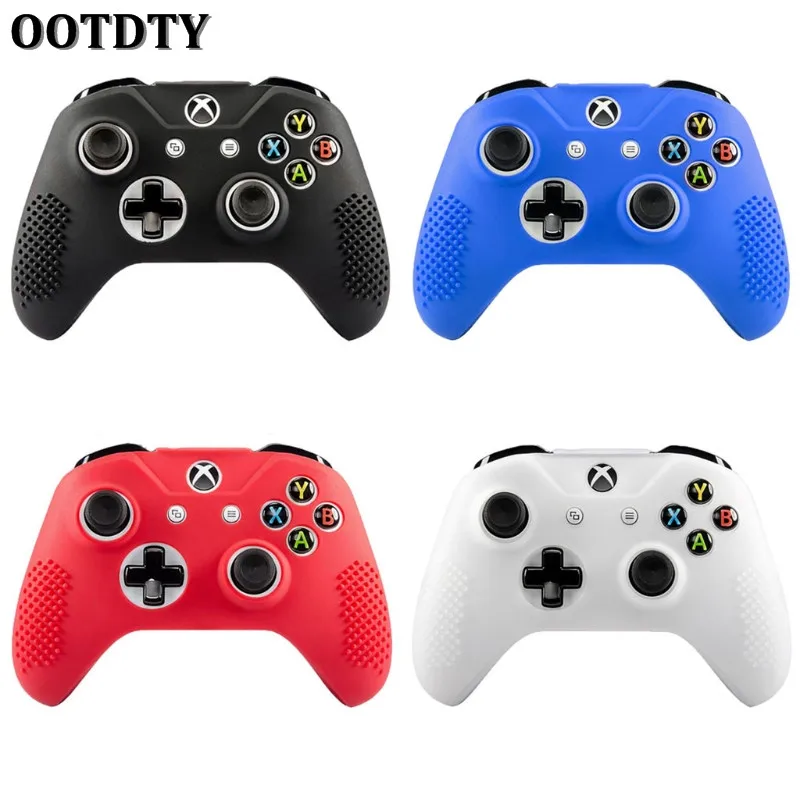 OOTDTY Anti-Slip Silicone Cover Case 2 Joystick Caps For Xbox One S Slim / X Controller
OOTDTY Anti-Slip Silicone Cover Case 2 Joystick Caps For Xbox One S Slim / X Controller