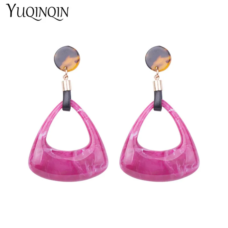 Vintage Long Acrylic Acetic Resin Earrings for Women 2019 Big Geometric Leather Dangling Drop Earing Fashion Jewelry New Brincos
Vintage Long Acrylic Acetic Resin Earrings for Women 2019 Big Geometric Leather Dangling Drop Earing Fashion Jewelry New Brincos