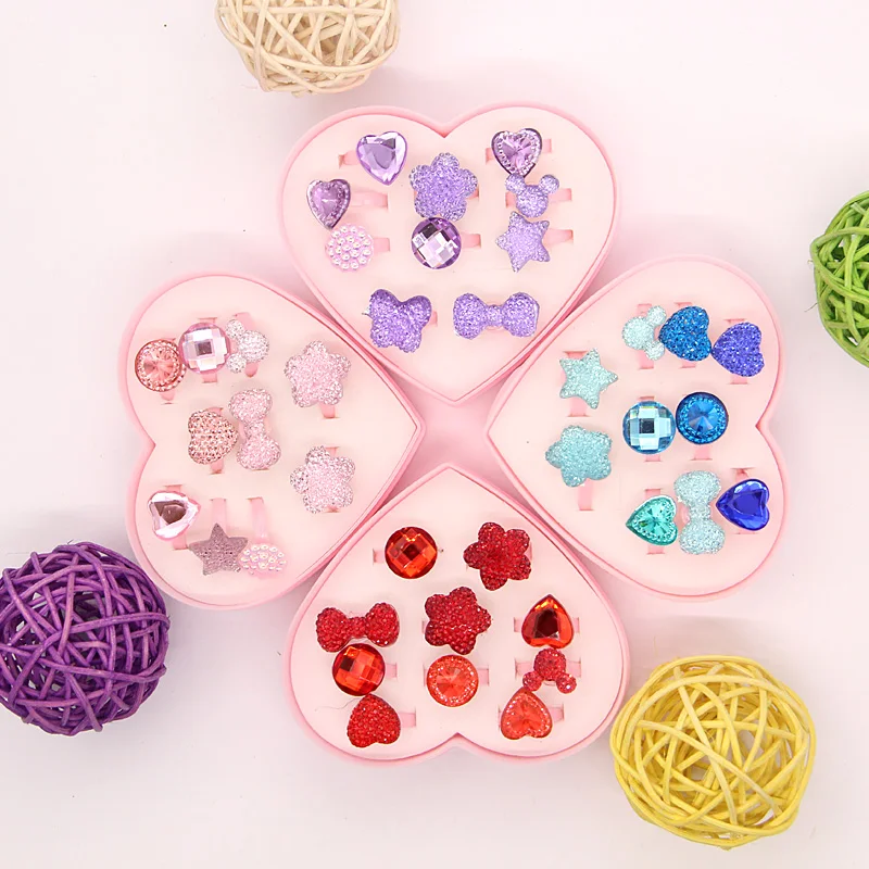 10pcs Lovely Mix Lot Animals Flower Heart Assorted Baby Kids Girl Children's Cartoon Rings With Display Box
10pcs Lovely Mix Lot Animals Flower Heart Assorted Baby Kids Girl Children's Cartoon Rings With Display Box
