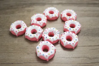 50pcs/lot 23mm pink white Sweet Donut Resin Decoden Sweets Kawaii Cabochon Decoration
50pcs/lot 23mm pink white Sweet Donut Resin Decoden Sweets Kawaii Cabochon Decoration