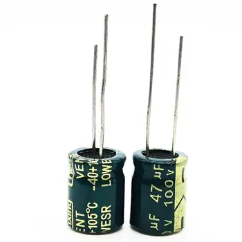 110pcs/lot high frequency low impedance 100V 47UF 10*13 20% RADIAL aluminum electrolytic capacitor 47000nf 20%
110pcs/lot high frequency low impedance 100V 47UF 10*13 20% RADIAL aluminum electrolytic capacitor 47000nf 20%