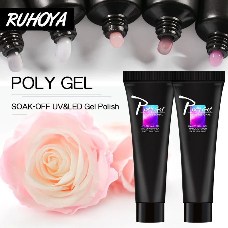 Ruhoya 9colors Acrylic Gel Led Uv Cover Pink Poly Nail PolyGel High Quality Nail Art Extend Builder Nails Manicure Poly Gel
Ruhoya 9colors Acrylic Gel Led Uv Cover Pink Poly Nail PolyGel High Quality Nail Art Extend Builder Nails Manicure Poly Gel