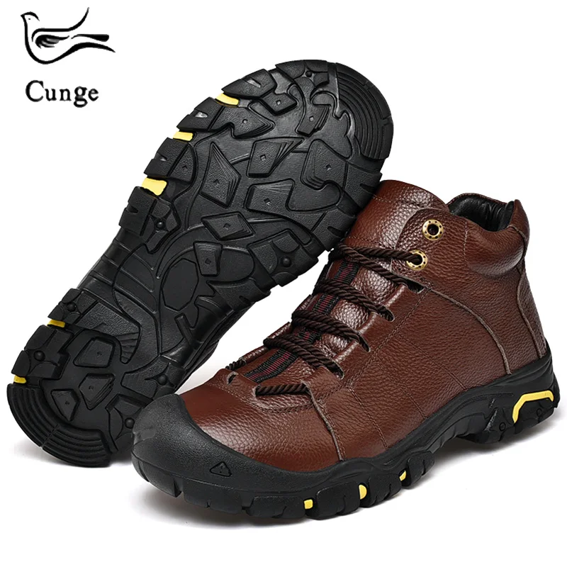 Outdoor Sneakers Genuine Leather Plush Keep Warm Shoes Winter Snowing Casual Boots Male Hiking Sneakers Tourism Shoes
Outdoor Sneakers Genuine Leather Plush Keep Warm Shoes Winter Snowing Casual Boots Male Hiking Sneakers Tourism Shoes