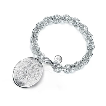High-End 925 SilverSilve Classic Fine Jewelry Vintage Photo Locket Bracelet & Bangles For Woman Wholesale Price
High-End 925 SilverSilve Classic Fine Jewelry Vintage Photo Locket Bracelet & Bangles For Woman Wholesale Price