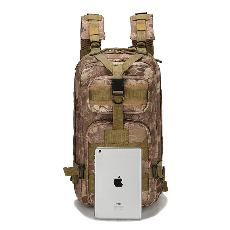 30L Outdoor Military Tactical Backpack Molle Bag Army Sport Rucksack Climbing Camping Trekking Storage Camouflage Bag BP0272 (6)
